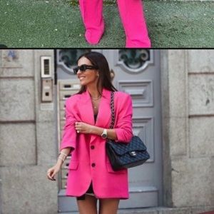 Pink Zara Blazer